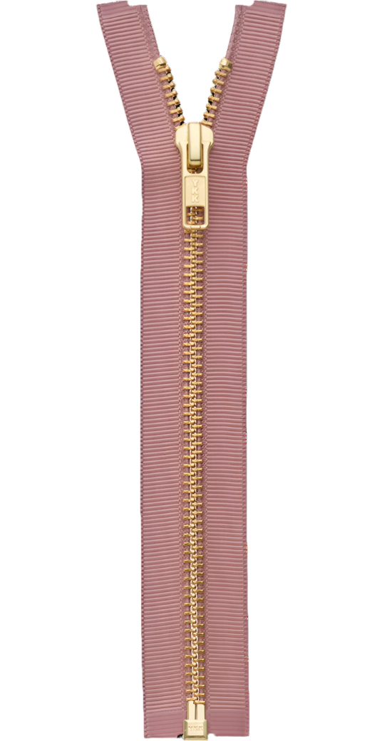 Grosgrain Tape Zipper – Elegant Design with Classic Weave