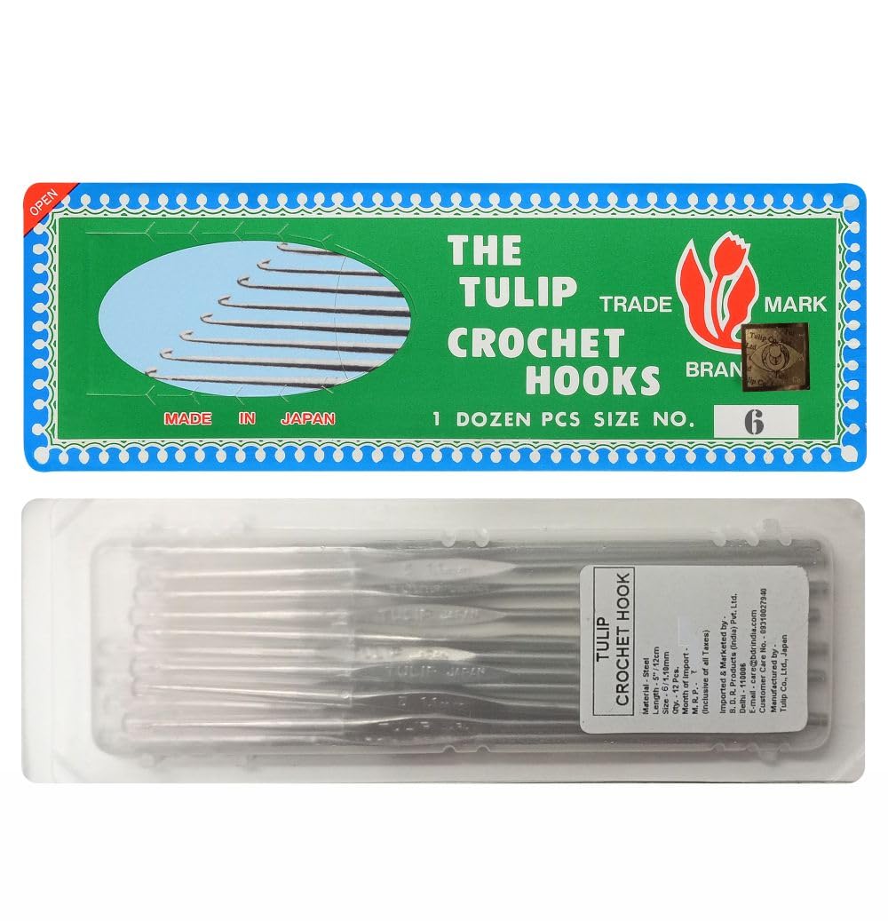 Tulip Crochet Hook for Thread Work - Made in Japan