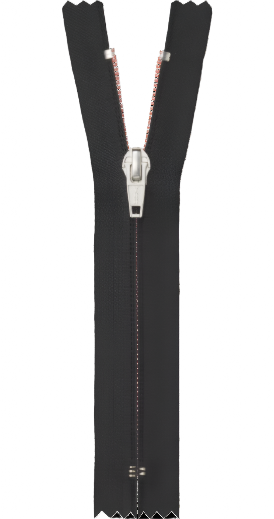 Iridescent Coil Zipper with Hint of Elements – Subtle Shine, Sleek Contrast