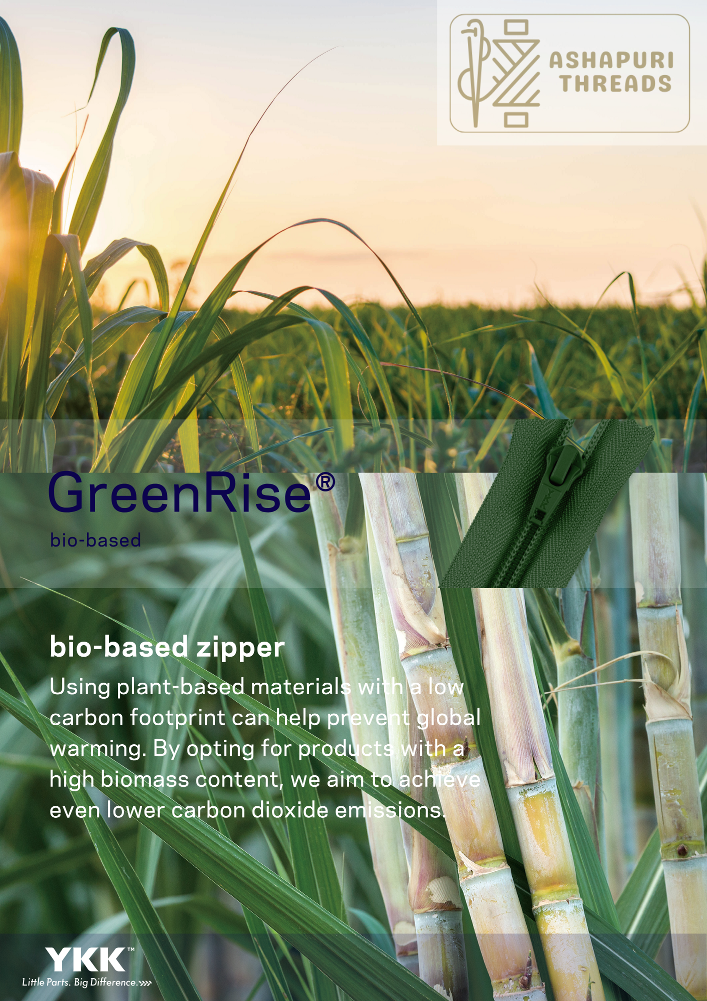 GreenRise® Zipper – Eco-Friendly Zipper