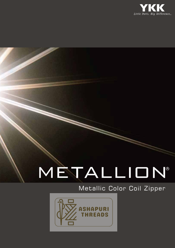 METALLION® Zipper – Metallic-Finish Coil Zipper