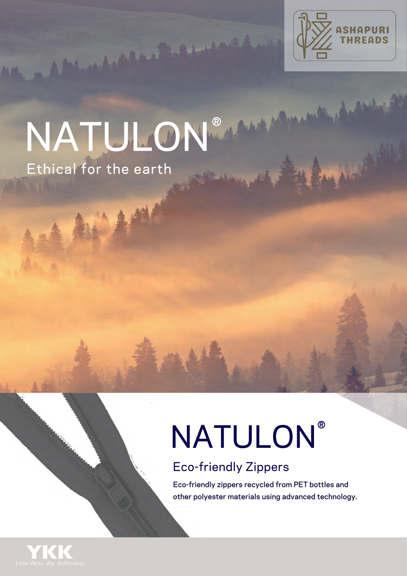 NATULON® Zipper – Sustainable Tape Zipper for Sustainable Fashion