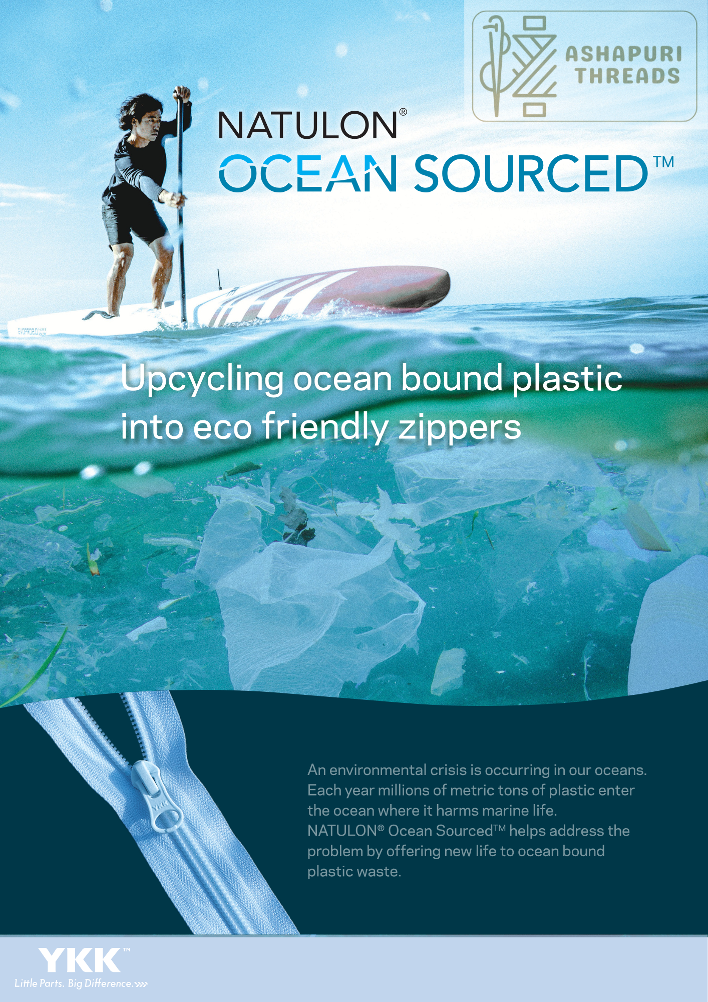 NATULON® Ocean Sourced™ Coil Zipper