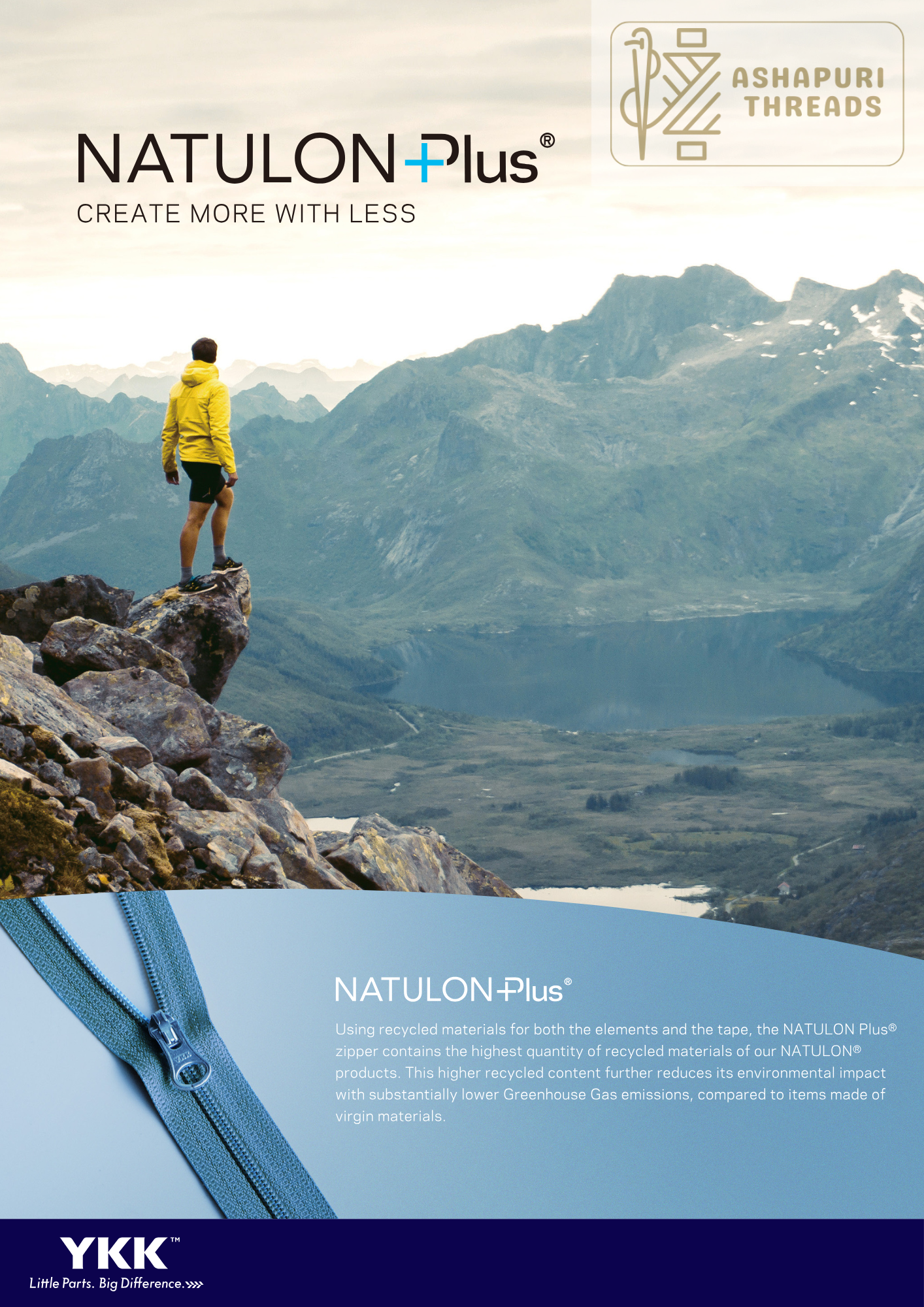 NATULON Plus® Zipper – Sustainable High-Performance Zipper