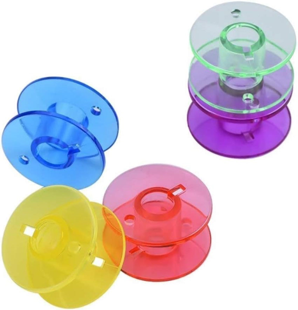 Plastic Sewing Machine Bobbins – Pack of 25
