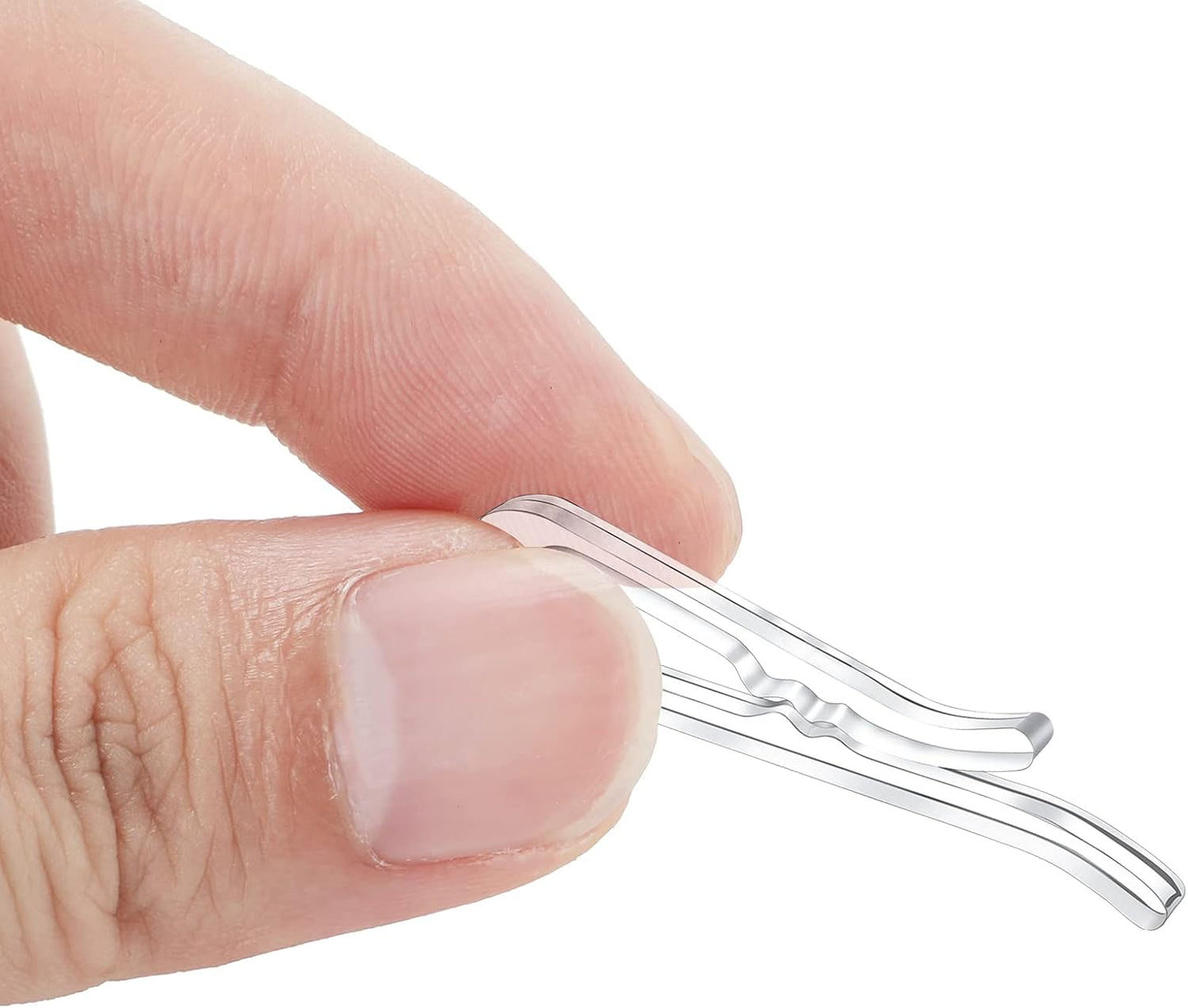 Transparent Plastic Shirt Clips – 1000pcs Pack