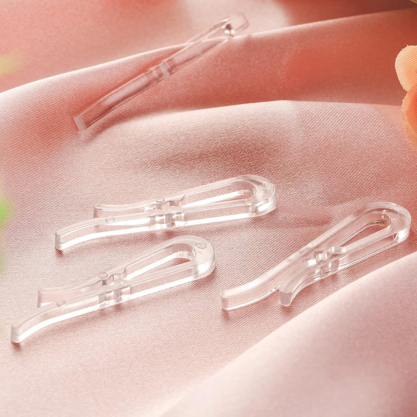 Transparent Plastic Shirt Clips – 1000pcs Pack