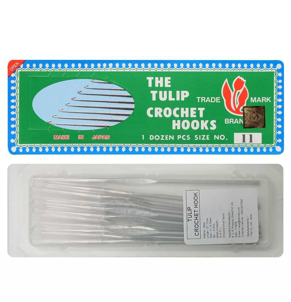 Tulip Crochet Hook for Thread Work - Made in Japan