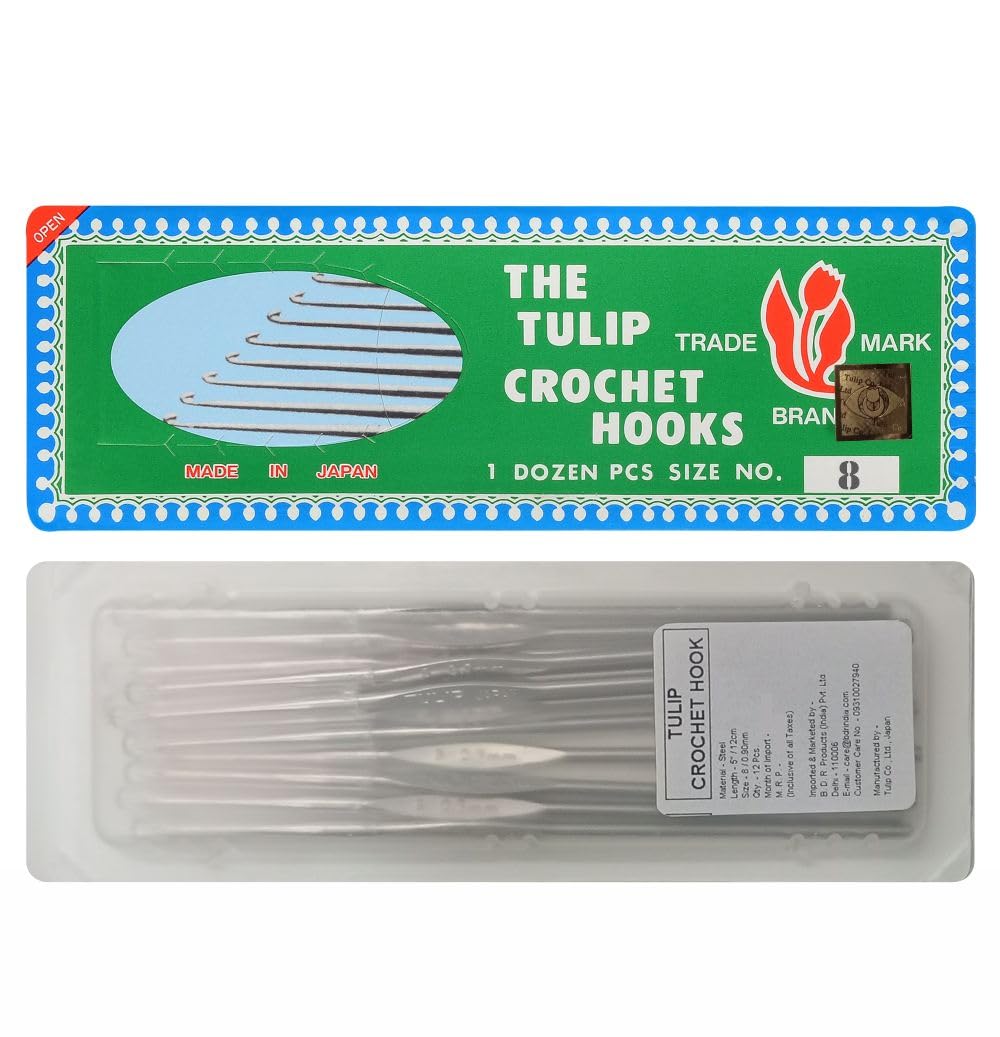 Tulip Crochet Hook for Thread Work - Made in Japan