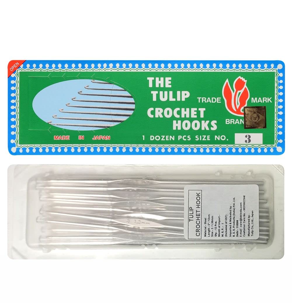 Tulip Crochet Hook for Thread Work - Made in Japan