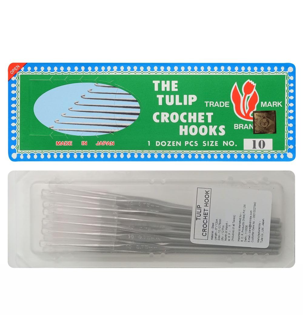 Tulip Crochet Hook for Thread Work - Made in Japan