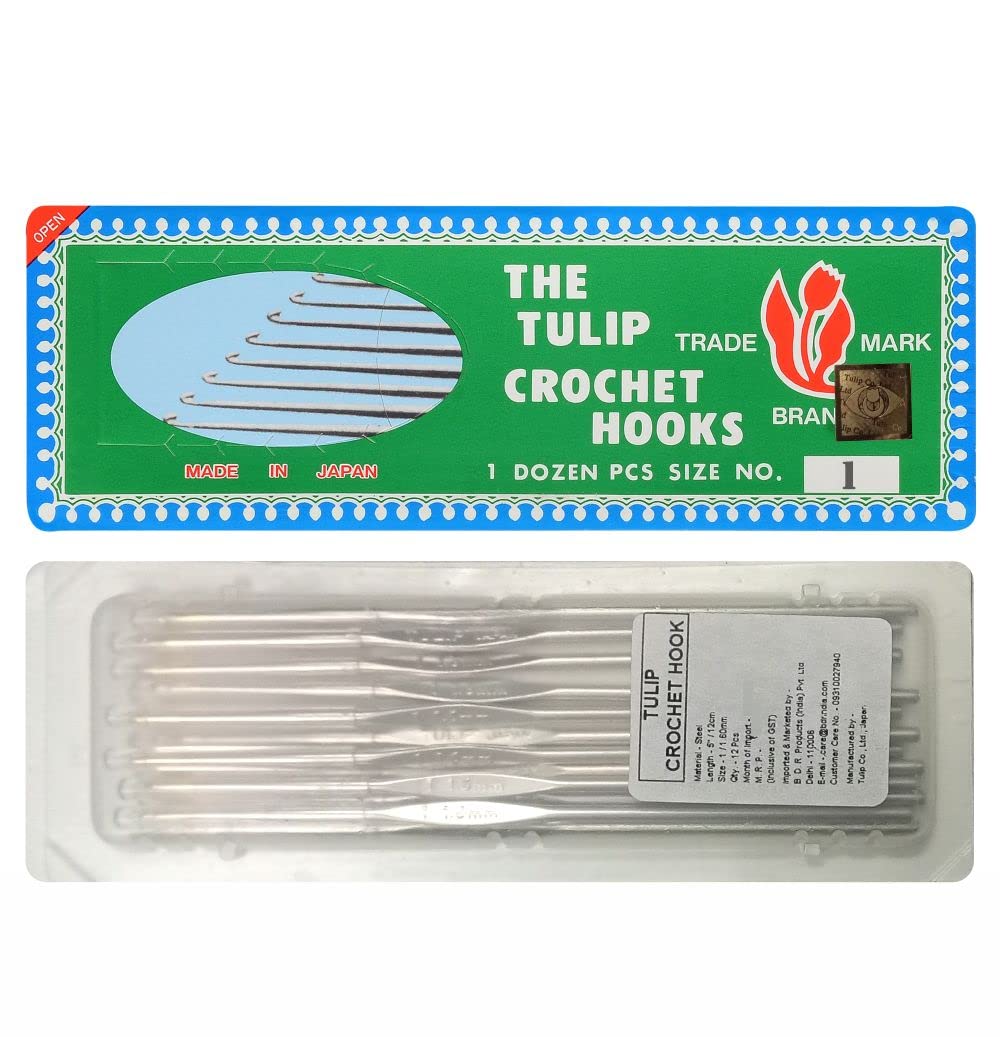 Tulip Crochet Hook for Thread Work - Made in Japan