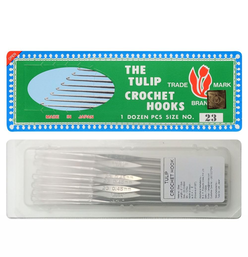 Tulip Crochet Hook for Thread Work - Made in Japan
