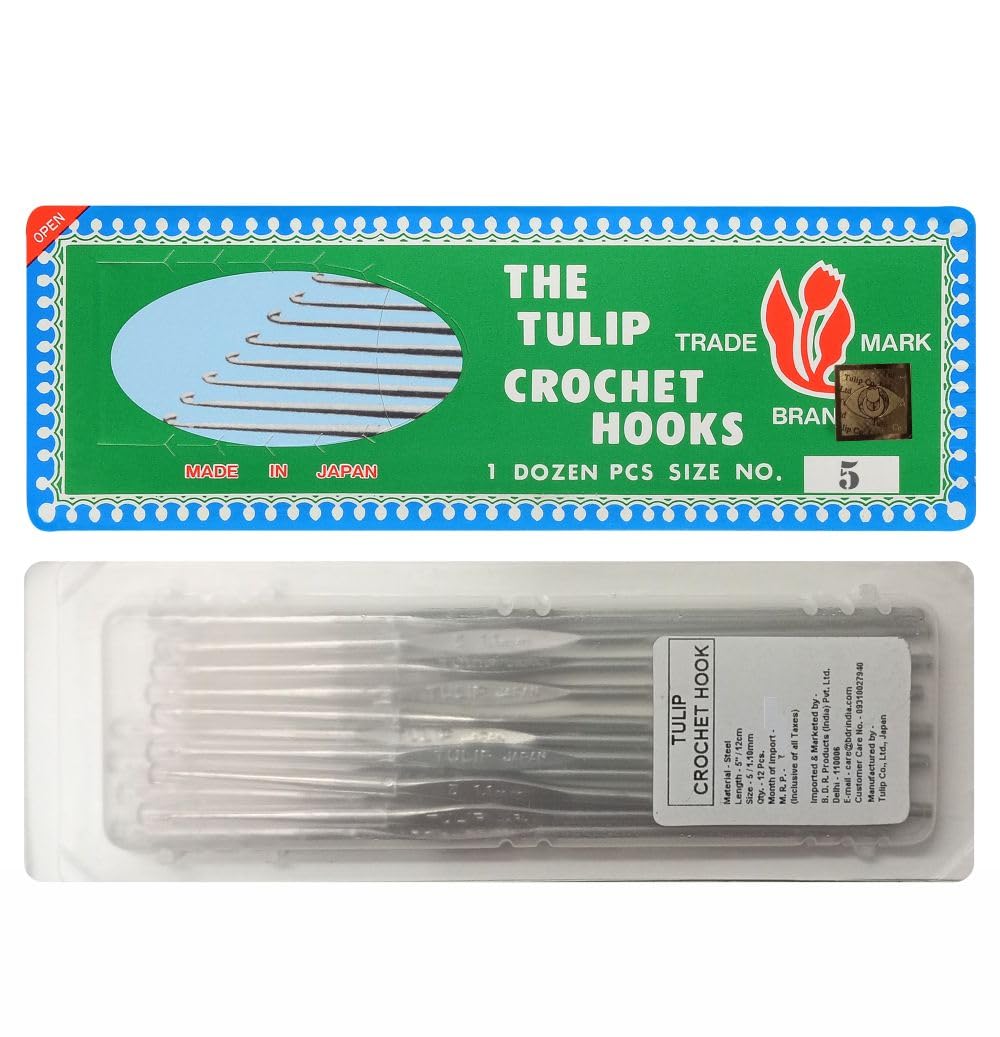 Tulip Crochet Hook for Thread Work - Made in Japan