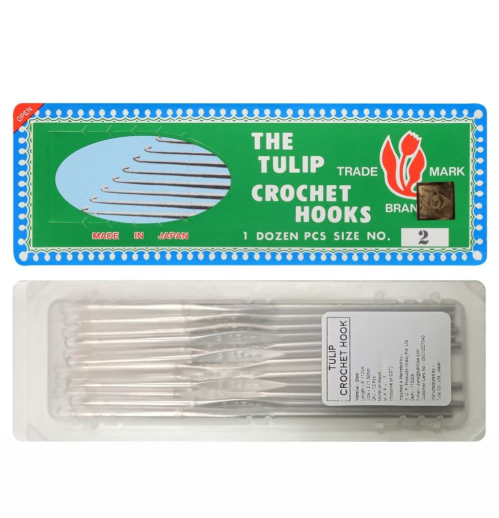 Tulip Crochet Hook for Thread Work - Made in Japan