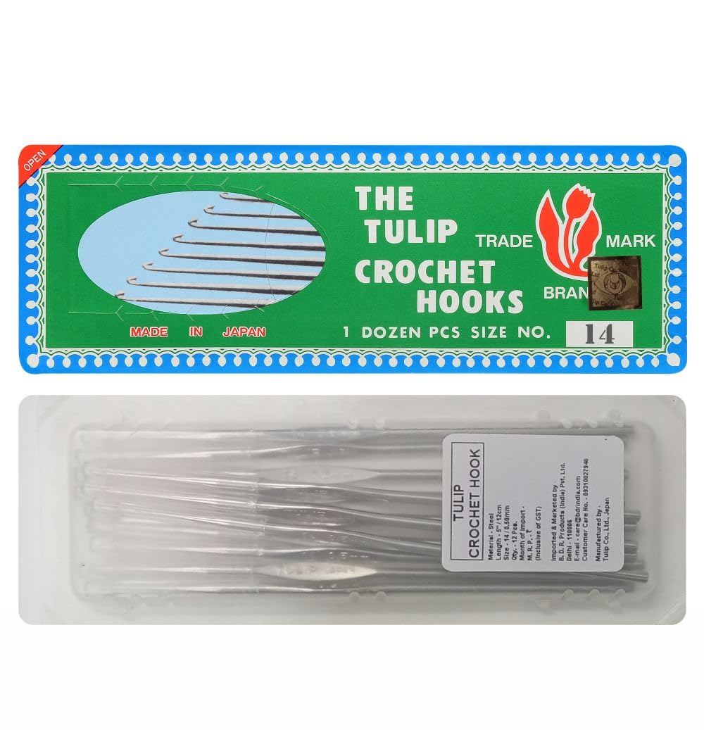 Tulip Crochet Hook for Thread Work - Made in Japan