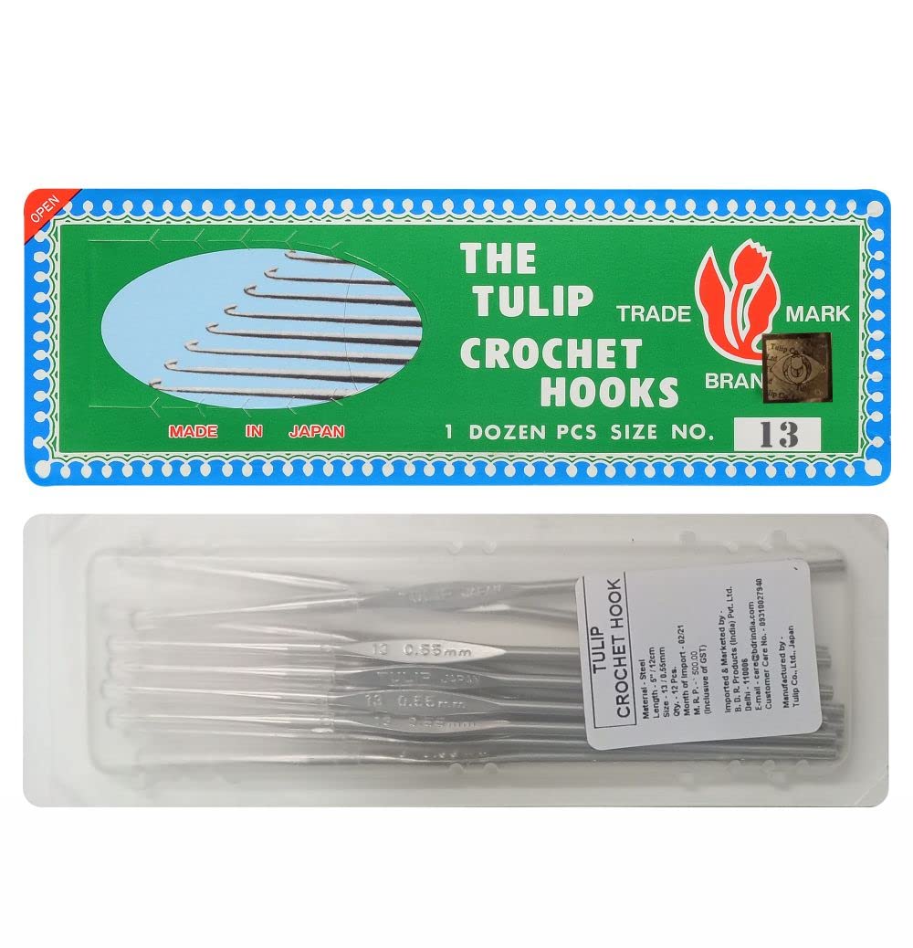 Tulip Crochet Hook for Thread Work - Made in Japan