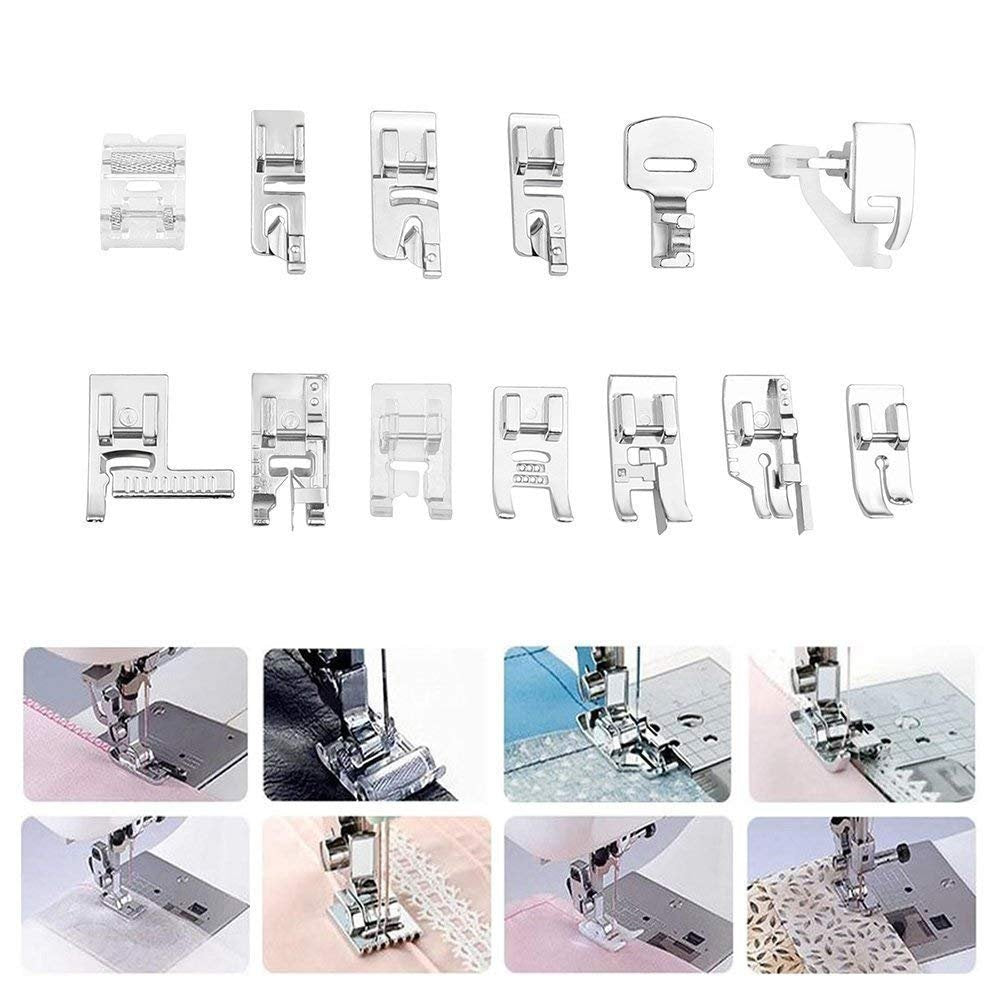 32-Piece Presser Foot Accessories Kit | Heavy-Duty Machine Feet | Universal Stitch Compatibility