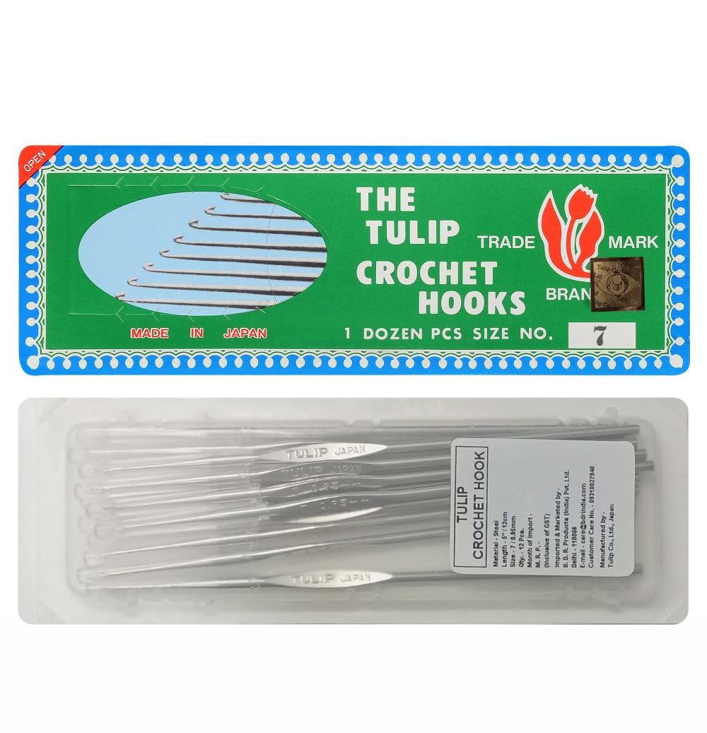 Tulip Crochet Hook for Thread Work - Made in Japan