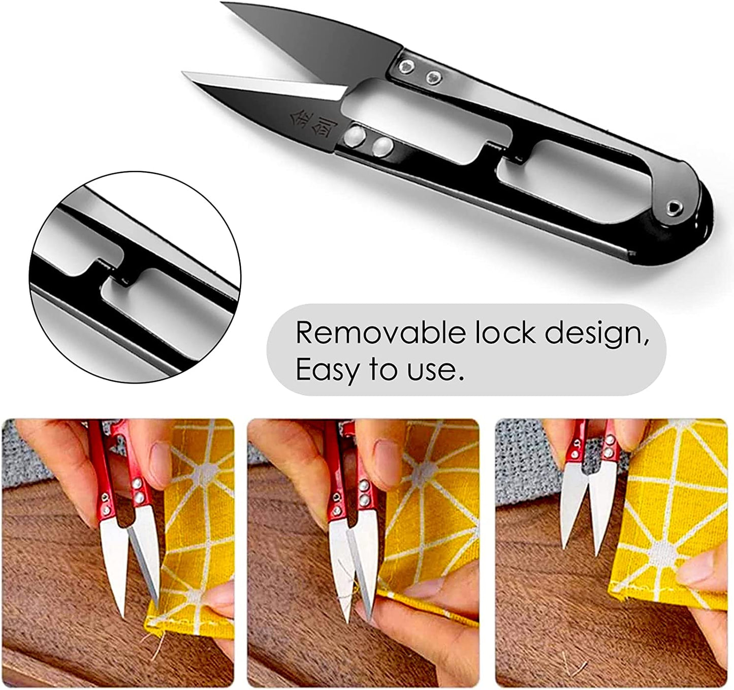 Ultra Sharp Thread Cutter – Pack of 12 | 5.1 Inch High Carbon Steel