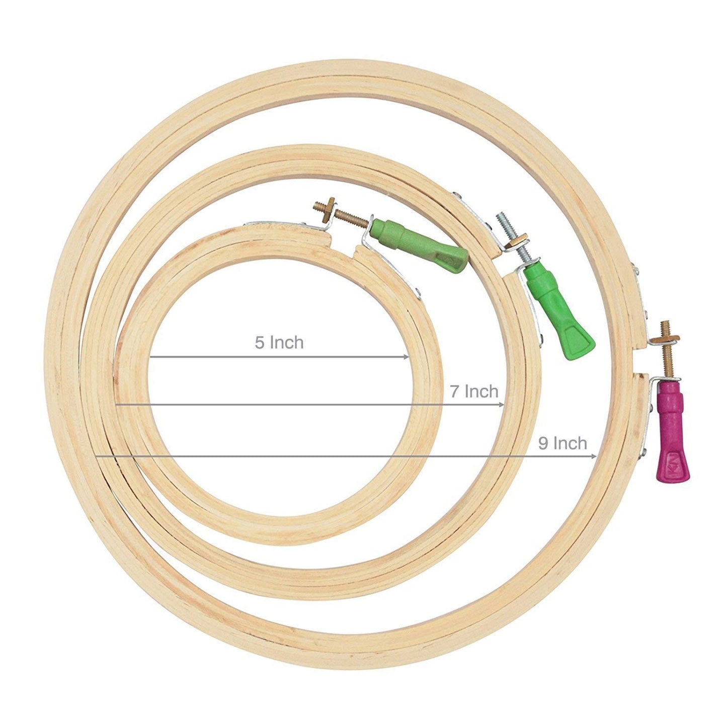 Wooden Embroidery Hoop Frame – 4 inches to 16 inches