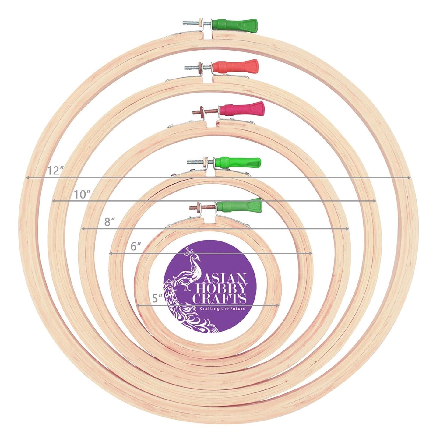 Wooden Embroidery Hoop Frame – 4 inches to 16 inches