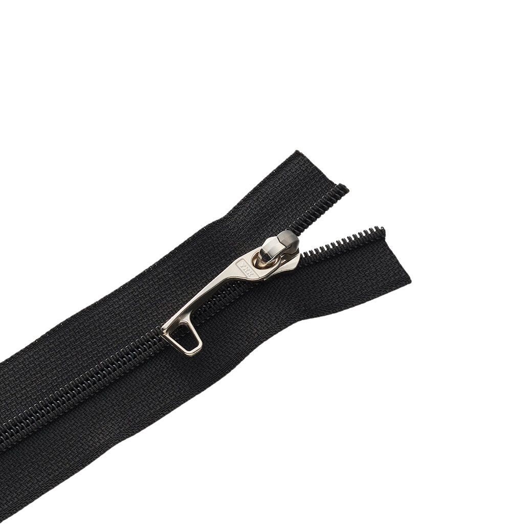 Woven-In Tough Coil Zipper – Flat, Durable & Easily Replaceable