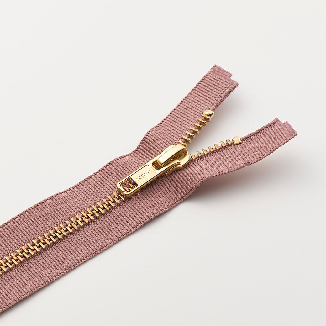 Grosgrain Tape Zipper – Elegant Design with Classic Weave