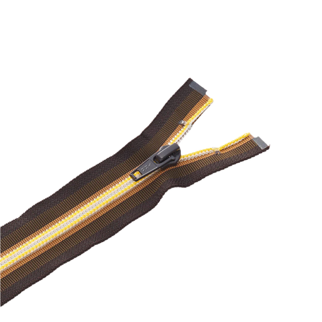Striped Tape Coil Zipper