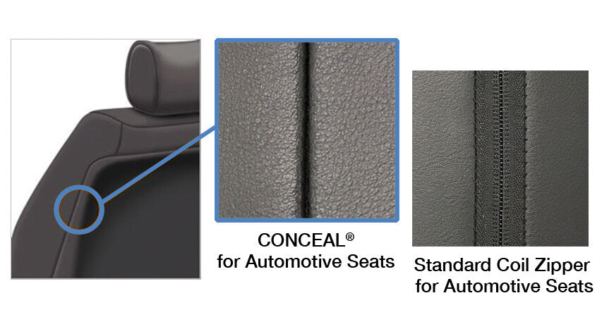 CONCEAL® Zipper for Automotive Seats – 5CCPLF8