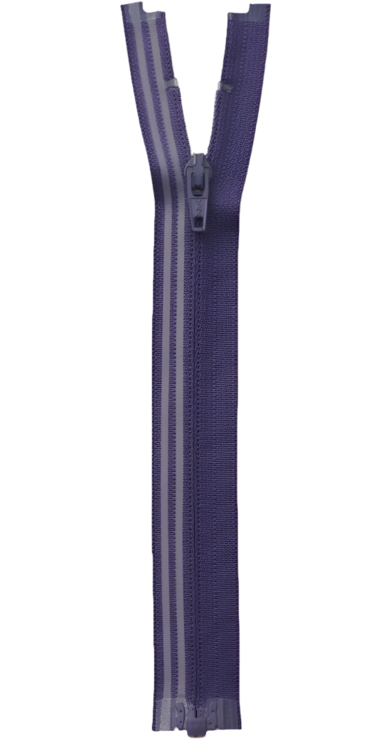 Double-stripe Aurora Retroreflective Zipper