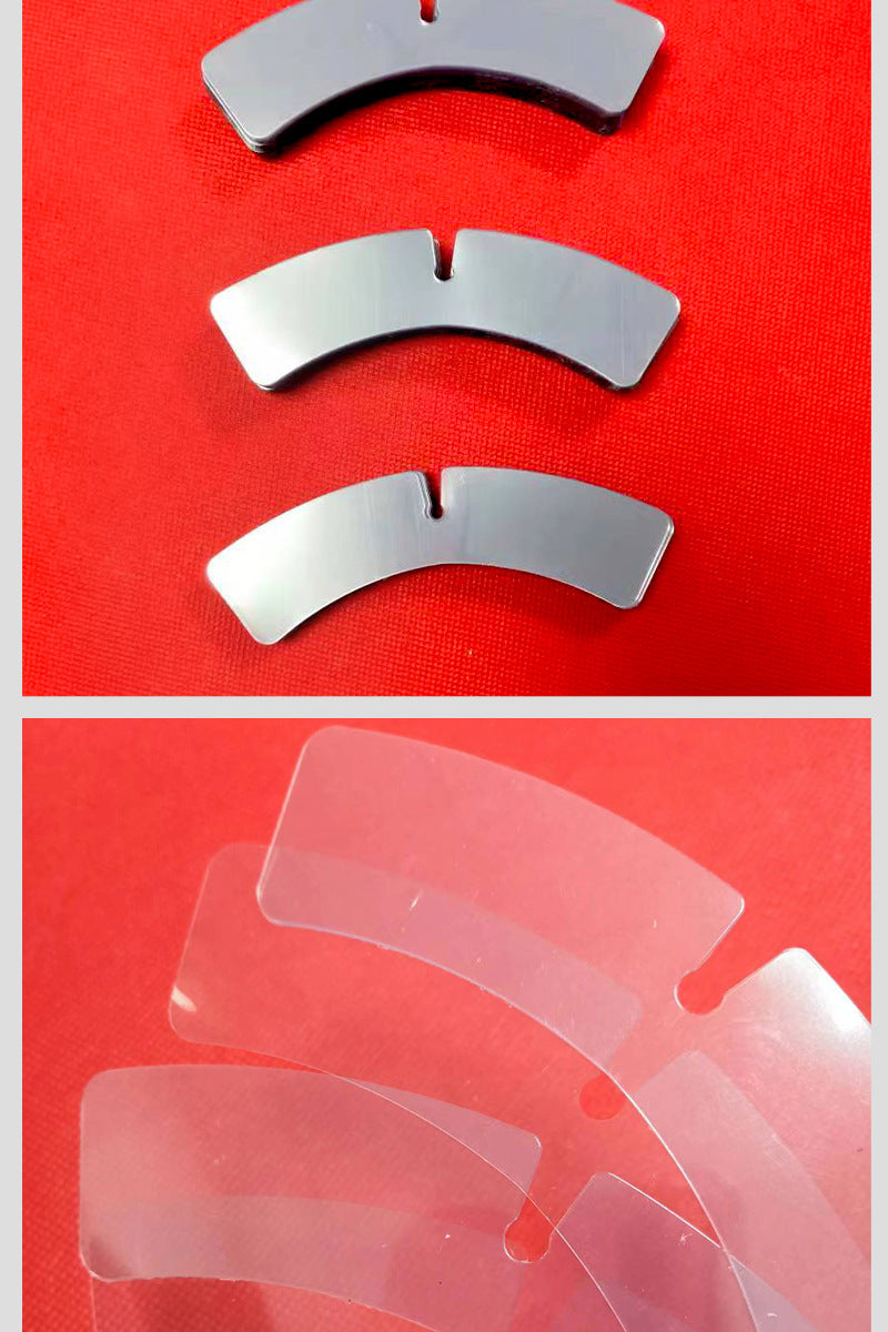 Transparent Plastic Collar Supports – PET Butterfly Style : 1000pcs Pack
