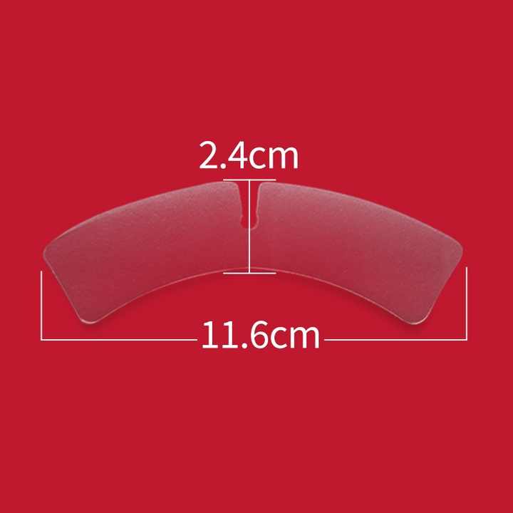 Transparent Plastic Collar Supports – PET Butterfly Style : 1000pcs Pack