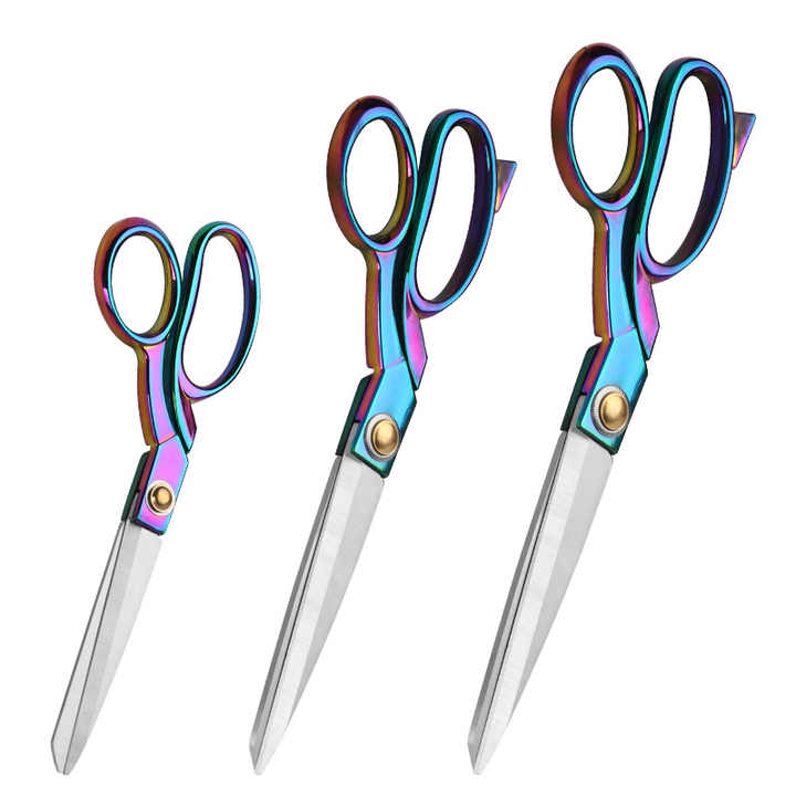 Industrial Tailoring Scissors – Plastic, Steel & China Brass Handles (Multiple Sizes)