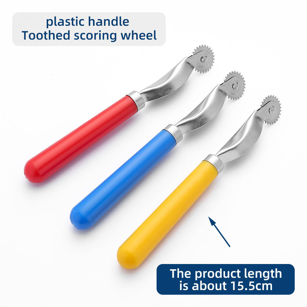 Stitch Marker Tracing Wheel – Plastic Handle, Metal Point | For Leather, Fabric & Tailoring