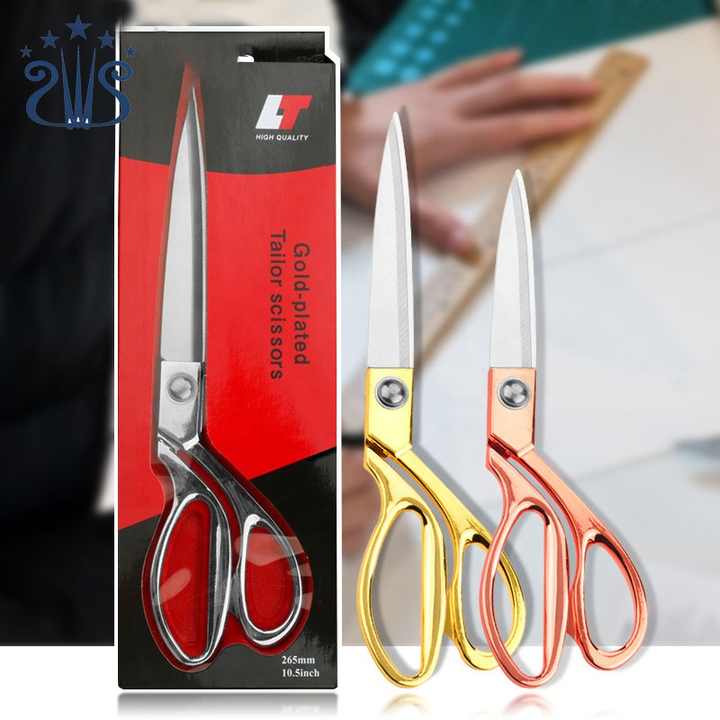 Industrial Tailoring Scissors – Plastic, Steel & China Brass Handles (Multiple Sizes)