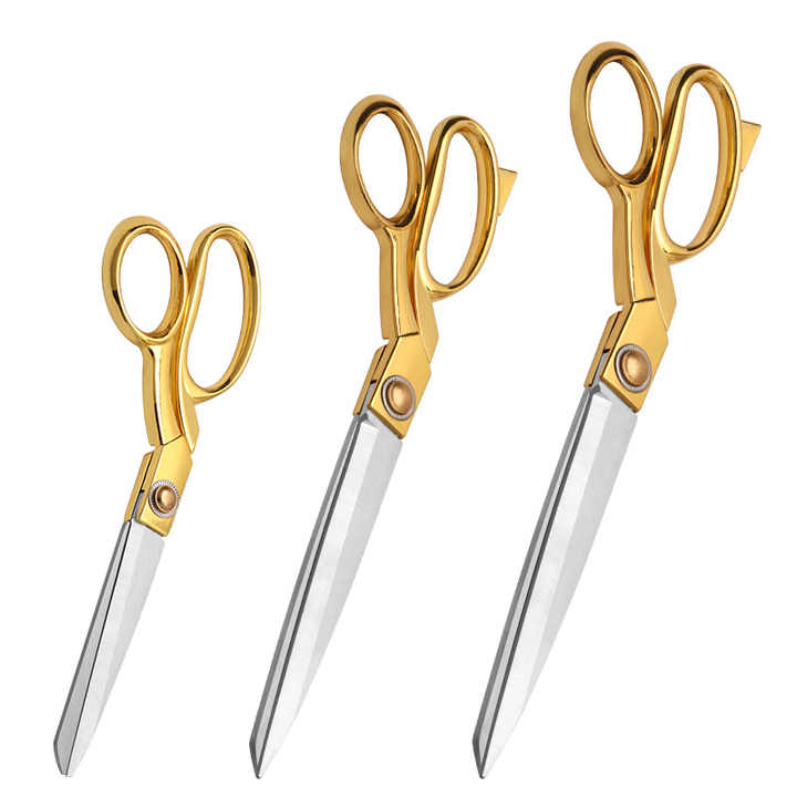 Industrial Tailoring Scissors – Plastic, Steel & China Brass Handles (Multiple Sizes)