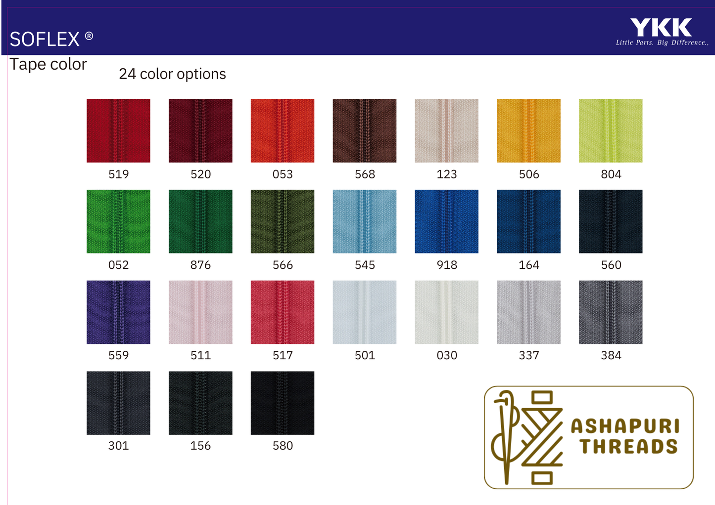 SOFLEX® Stretch Coil Zipper