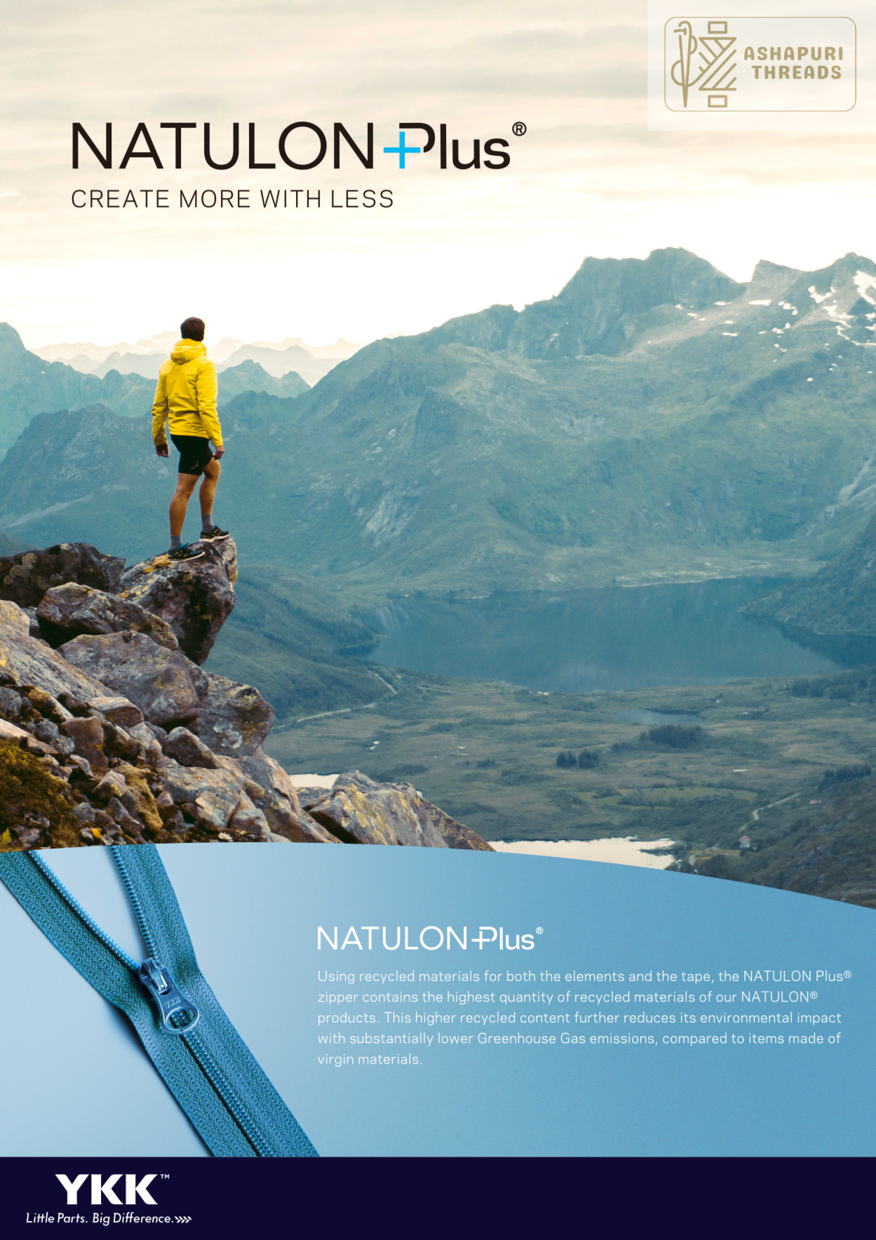 NATULON Plus® Zipper – Sustainable Tape & Elements