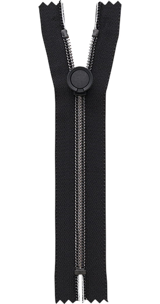 Coil Sputtering Zipper with Rotary Slider