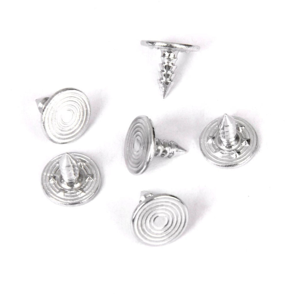 Silver Stainless Steel Jeans Metal Button (Pack of 60)