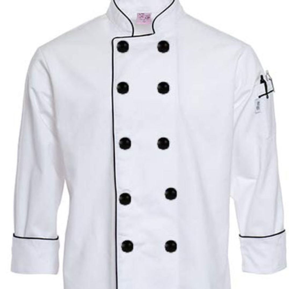 Mushroom Button Chef Coat Removable Buttons – Pack of 12 (Red / Blue / Black)