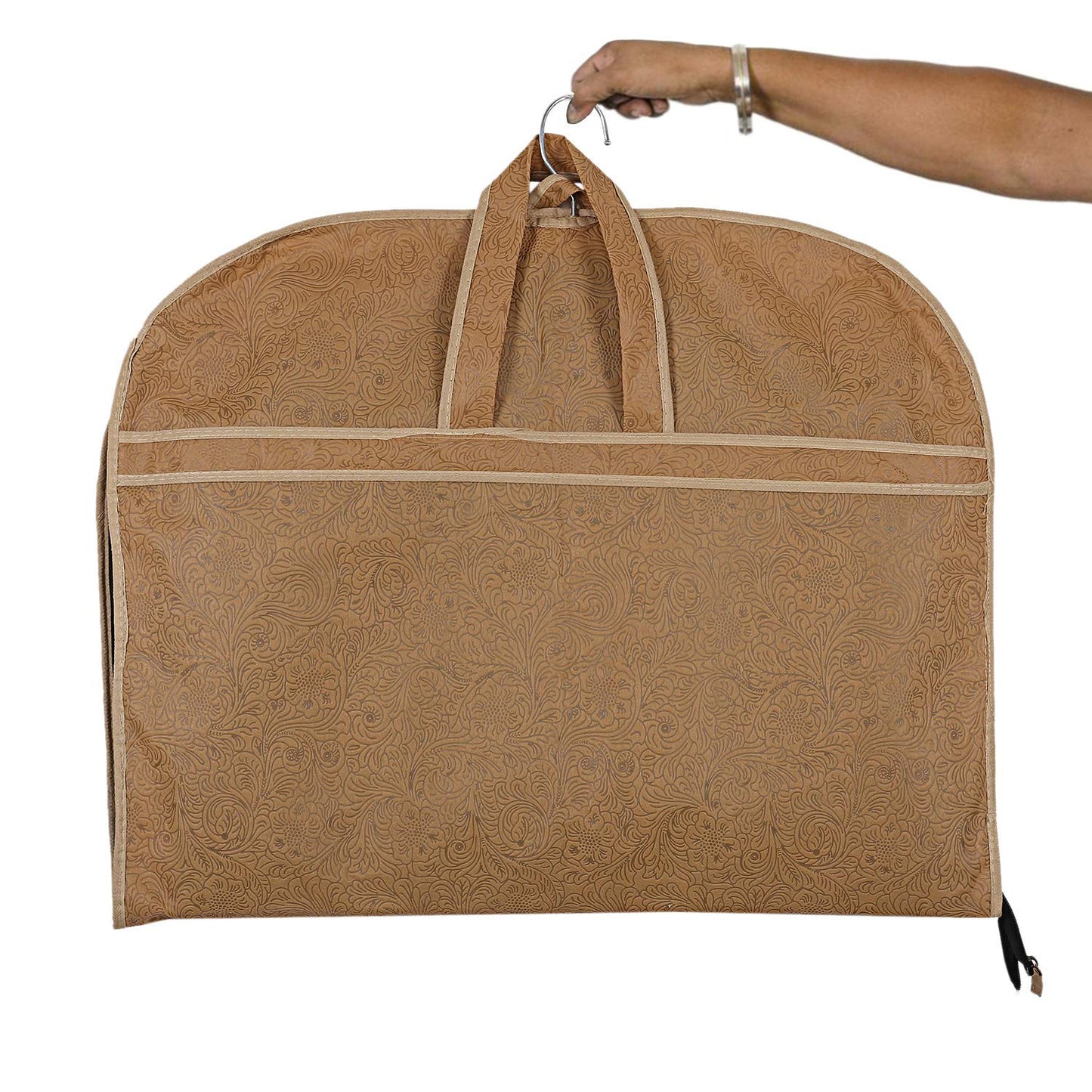 Foldable Non-Woven Coat & Blazer Cover – Embossed Design