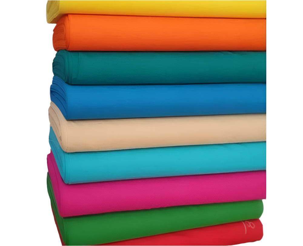 Cotton Plain Poplin Fabrics – Soft, Solid & Vibrant