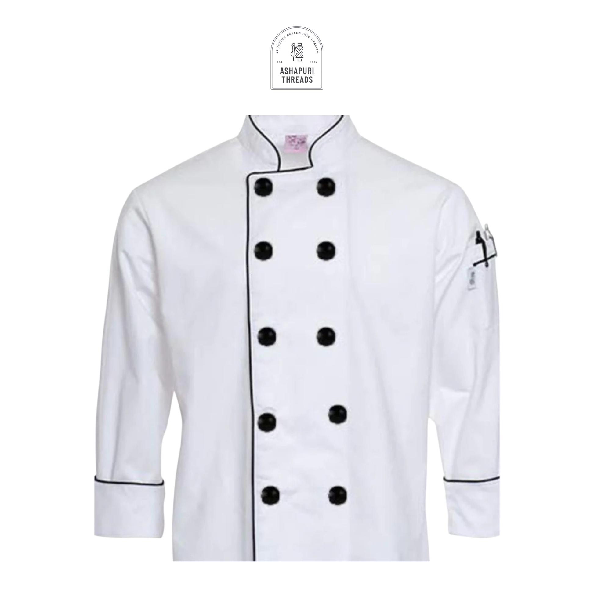Mushroom Button Chef Coat Removable Buttons – Pack of 12 (Red / Blue / Black)
