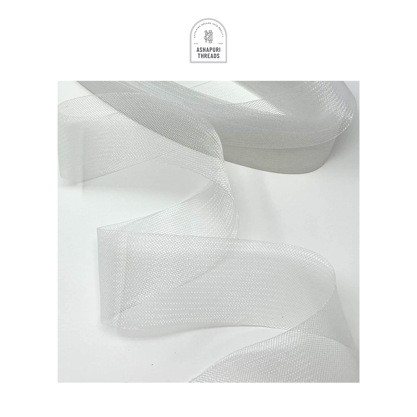 Can Can Net Strip – Horsehair Braid for Boning, Hemming & Structured Sewing