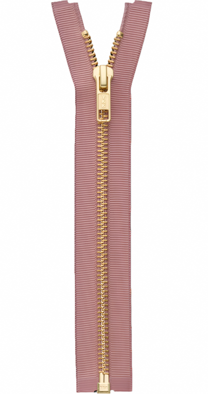 Grosgrain Tape Zipper – Elegant Design with Classic Weave