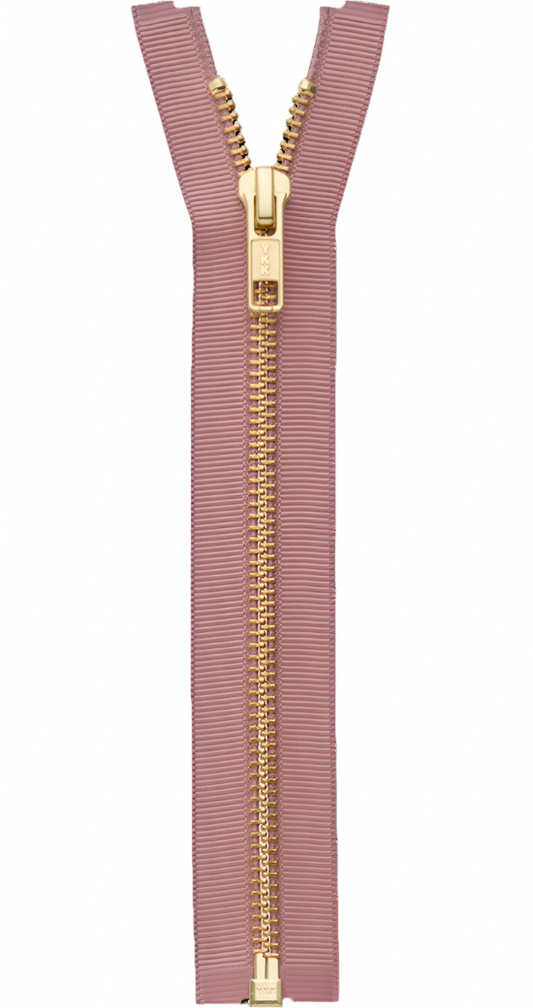 Grosgrain Tape Zipper – Elegant Design with Classic Weave