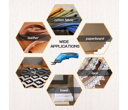 Cordless Electric Fabric Cutter – Rechargeable Cloth Cutting Machine