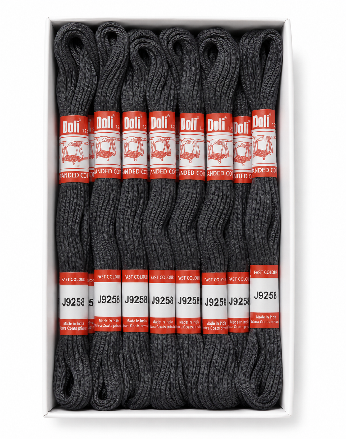 Doli Stranded Cotton Embroidery Thread – 6 Strand | Fine Finish | Hand Embroidery